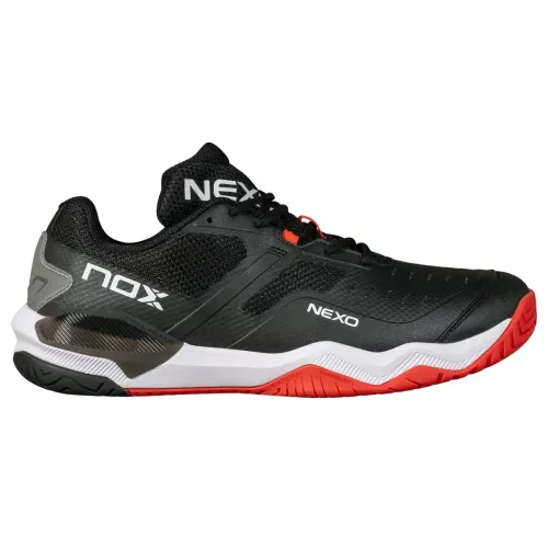 Кросівки для піклболу NOX LUX NEXO BLACK/LAVA RED