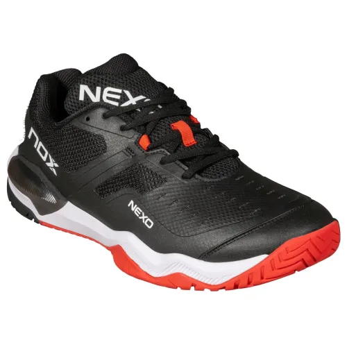 Кросівки для піклболу NOX LUX NEXO BLACK/LAVA RED