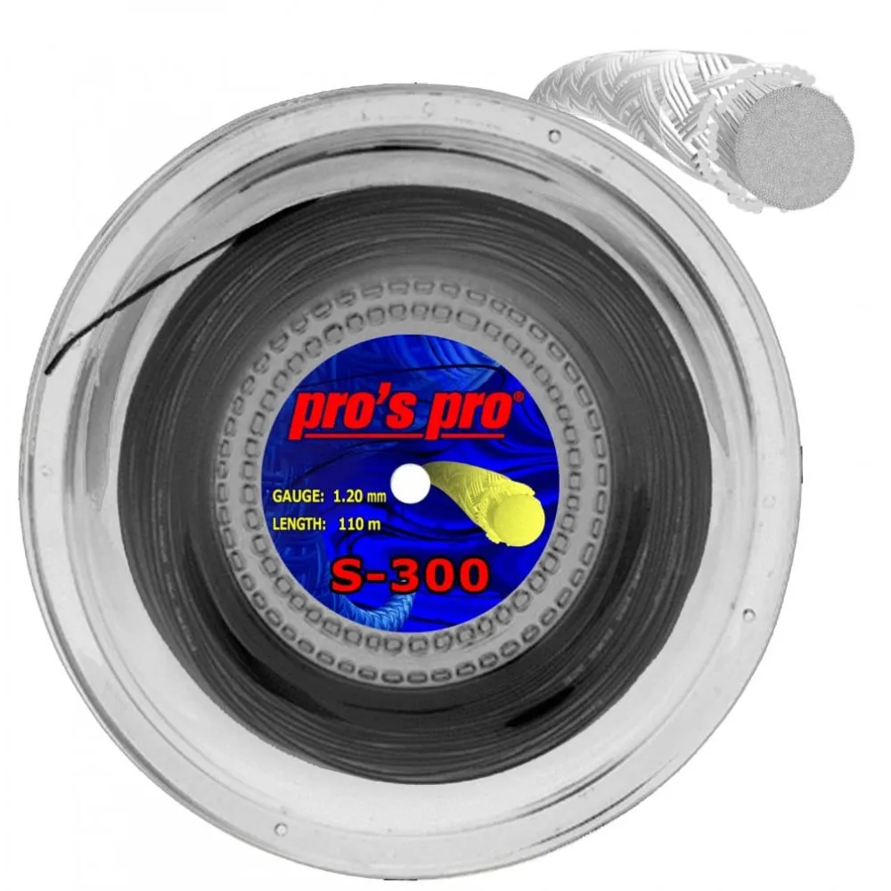 Струна для сквошу Pro's Pro S-300 чорна 110 м - 1