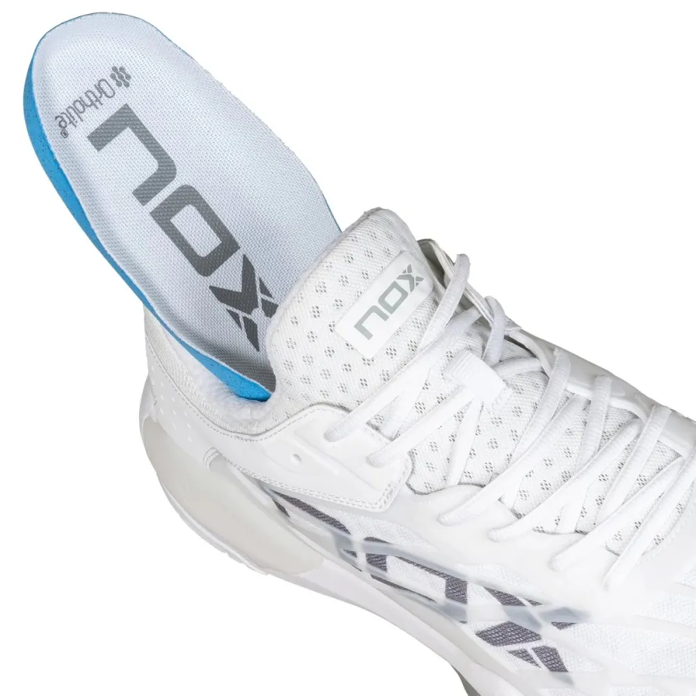 Кросівки для піклболу NOX LUX TEMPO WHITE/GREY 37 - 4
