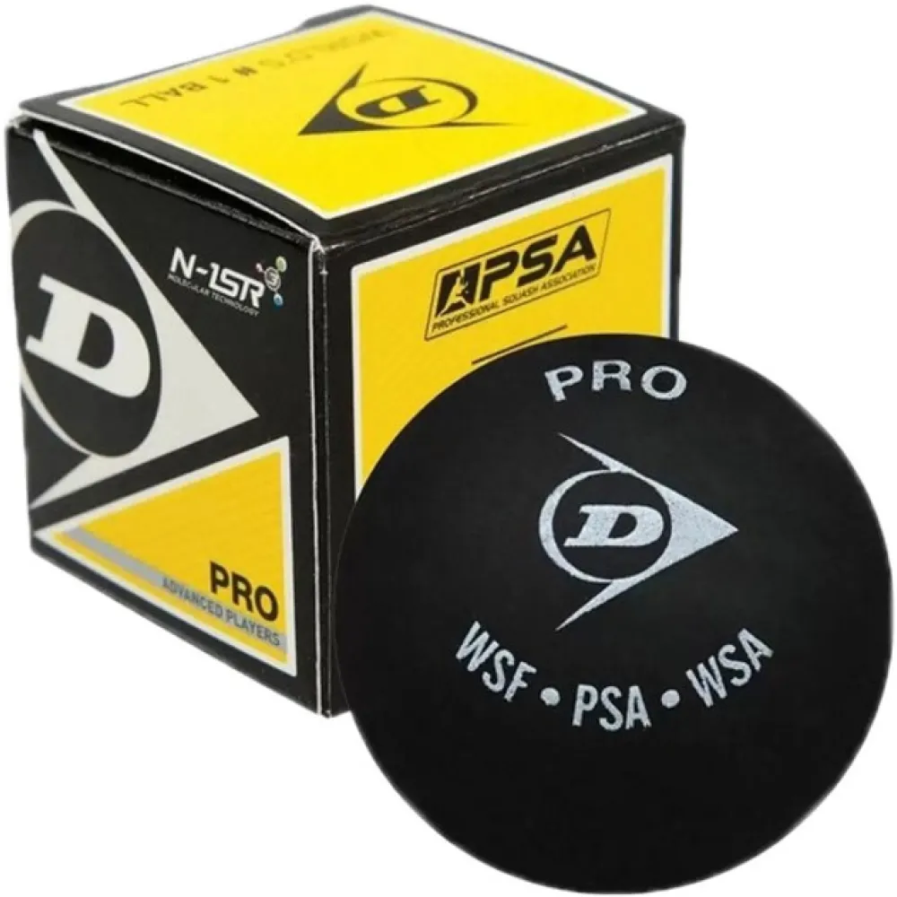 М`яч для сквошу Dunlop Pro 2 жовтий - 1