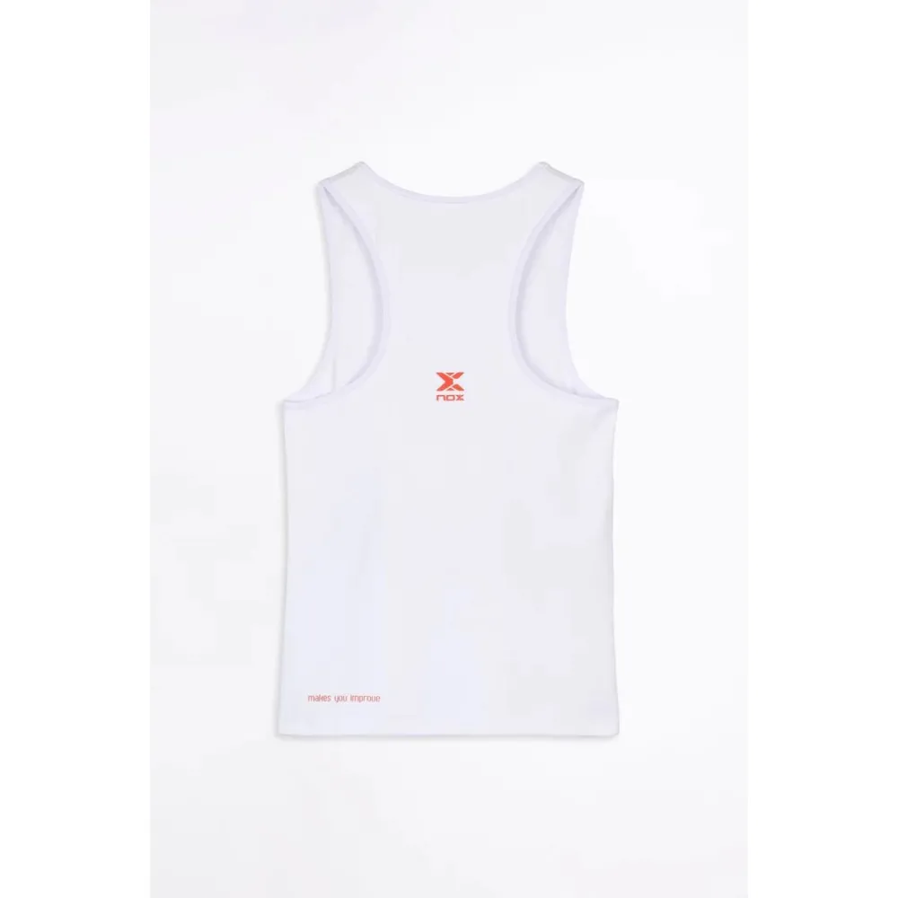 Майка NOX CAMISETA TIRANTES MUJER TEAM FIT WHITE S - 6
