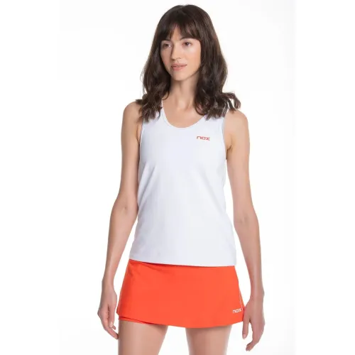 Майка NOX CAMISETA TIRANTES MUJER TEAM FIT WHITE