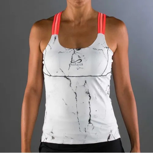 Топ Endless Camiseta Glow Marble White