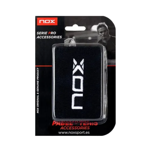 Напульсник NOX MUNEQUERAS NEGRAS LOGO BLANCO