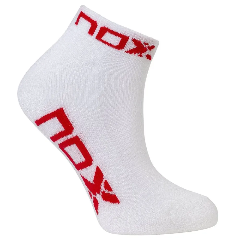 Шкарпетки NOX TOBILLEROS MUJER BLANCO LOGO ROJO One size - 1
