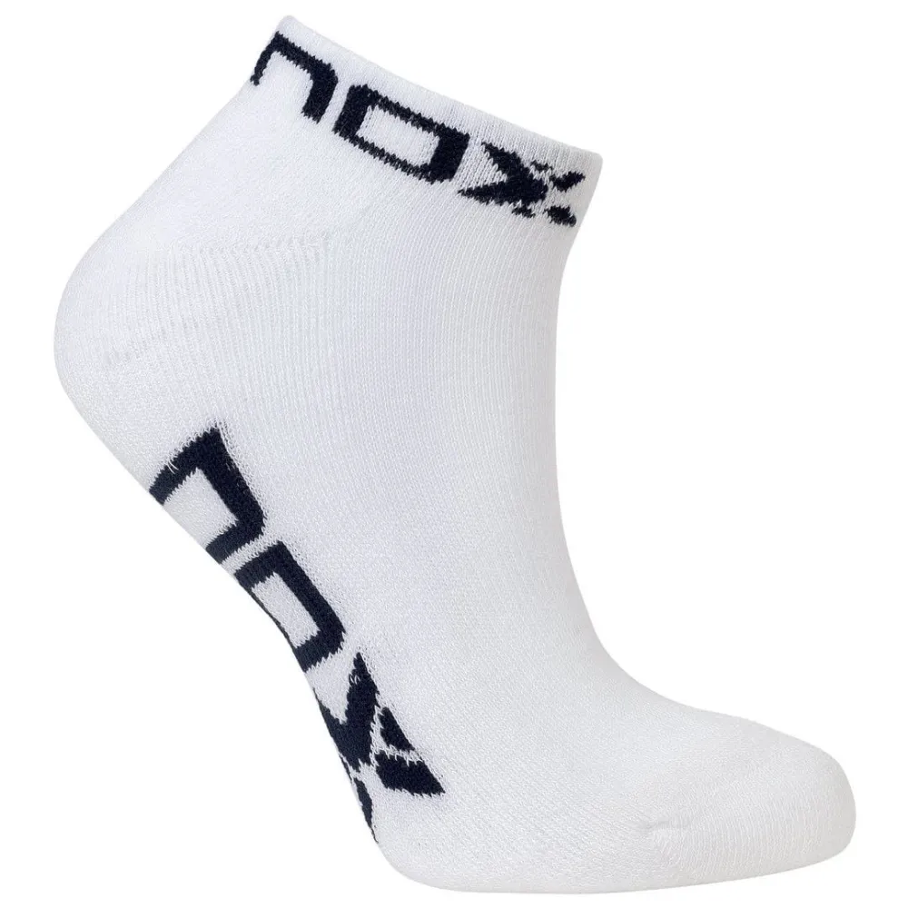 Шкарпетки NOX ANKLE SOCKS WHITE WITH NAVY BLUE LOGO One size - 1