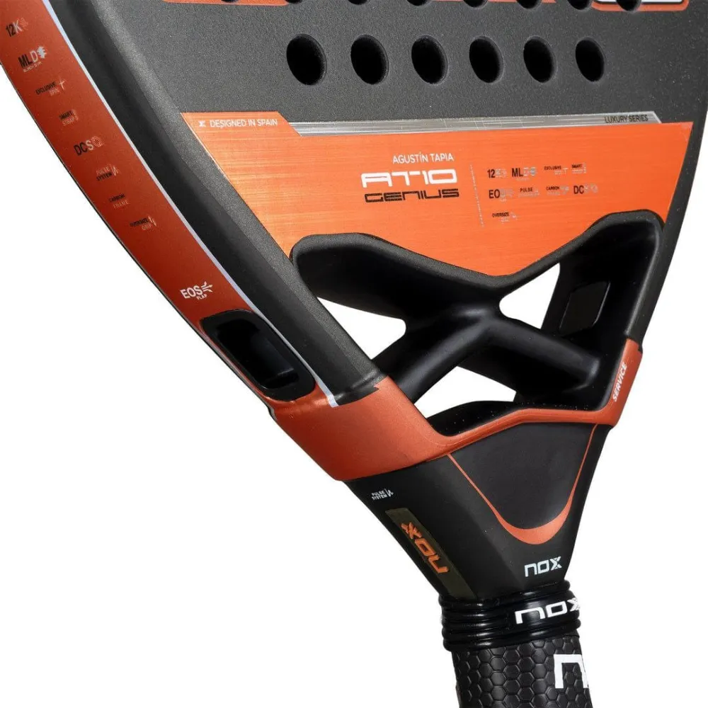 Ракетка для паделу NOX AT10 GENIUS ATTACK 12K RACKET BY AGUSTIN TAPIA - 6