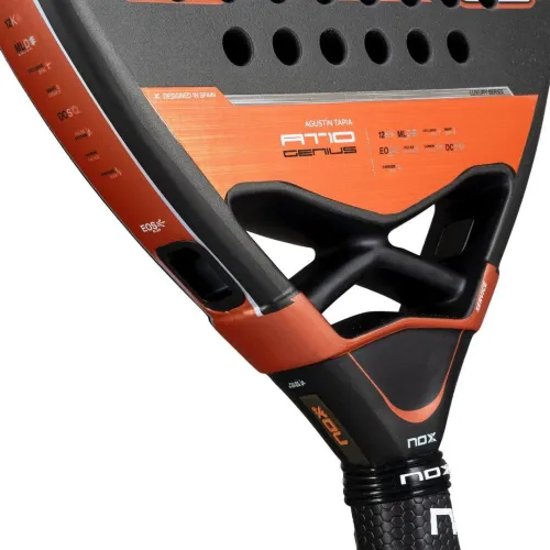Ракетка для паделу NOX AT10 GENIUS ATTACK 12K RACKET BY AGUSTIN TAPIA