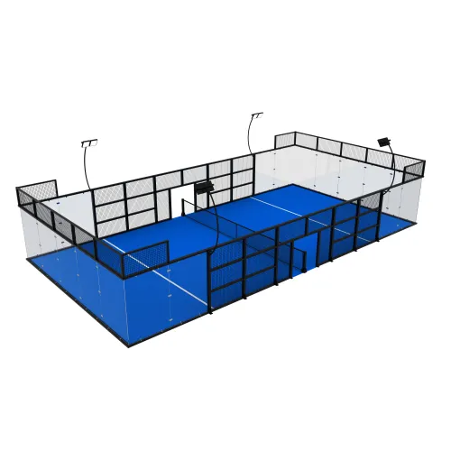 Корт для паделу Wanhe Padel Full Panoramic Padel Court