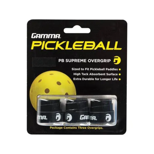 Обмотка Gamma Pickleball Paddle Overgrip Supreme - black
