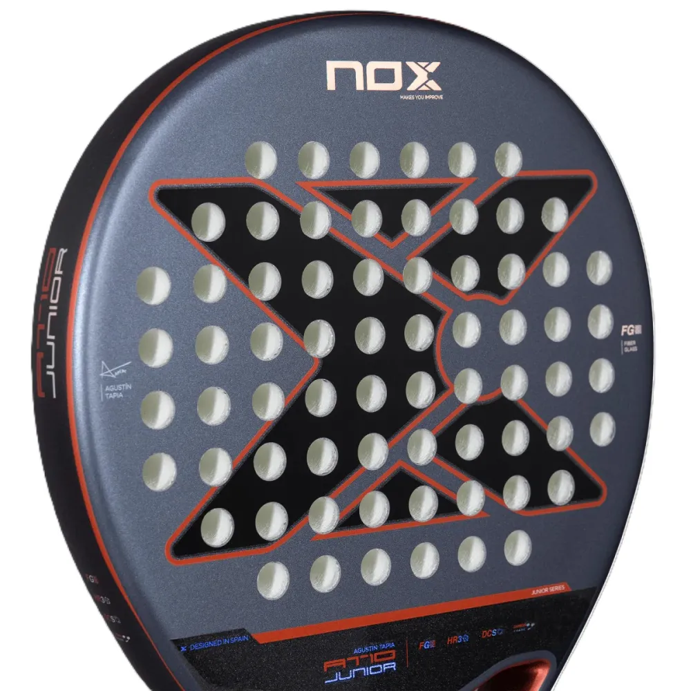 Ракетка для паделу NOX AT10 GENIUS JR BY AGUSTIN TAPIA RACKET - 4