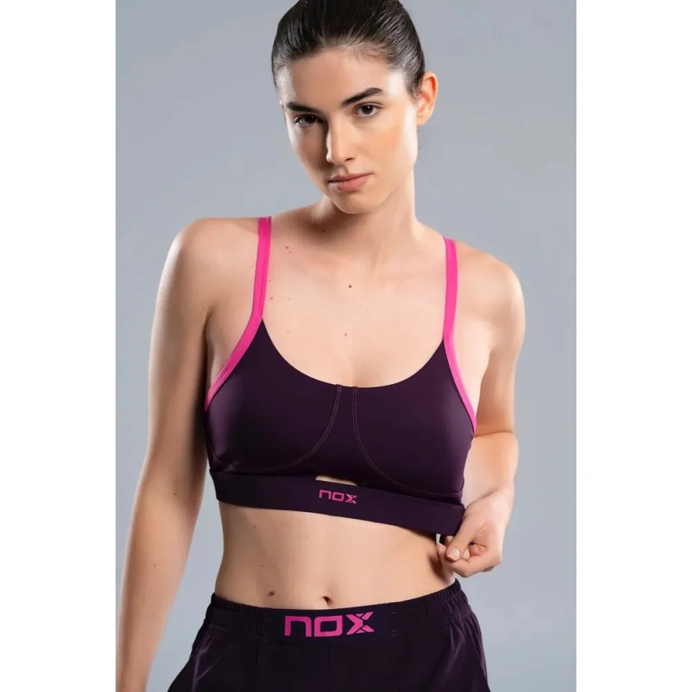 Топ NOX PRO DEEP PURPLE SPORTS BRA L - 11