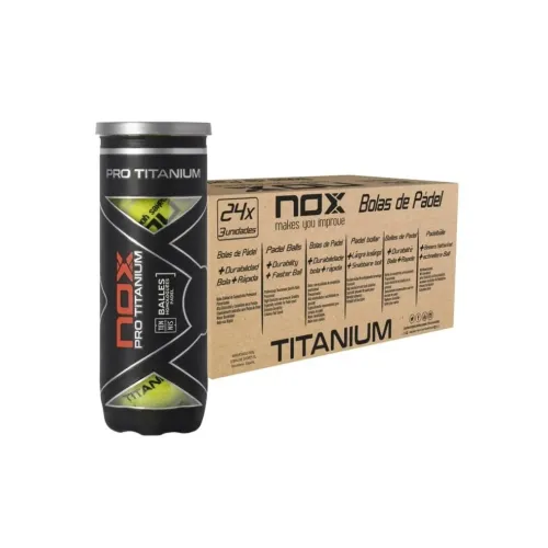 М'ячі для паделу NOX Pro Titanium box