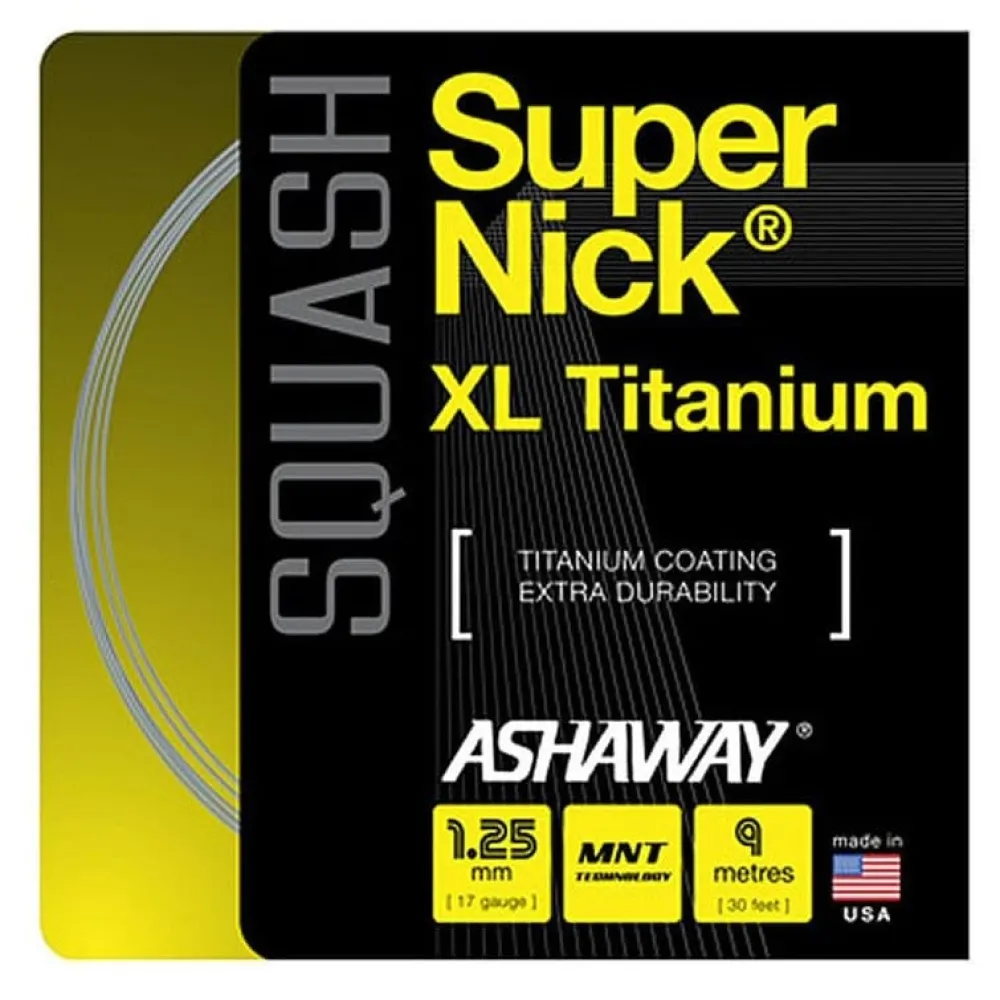 Струна для сквошу Ashaway SuperNick XL Ti Set - 1