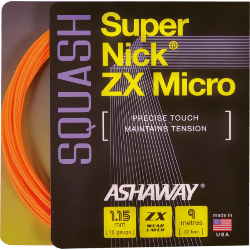 Струна для сквошу Ashaway SuperNick ZX Micro orange Set - 1