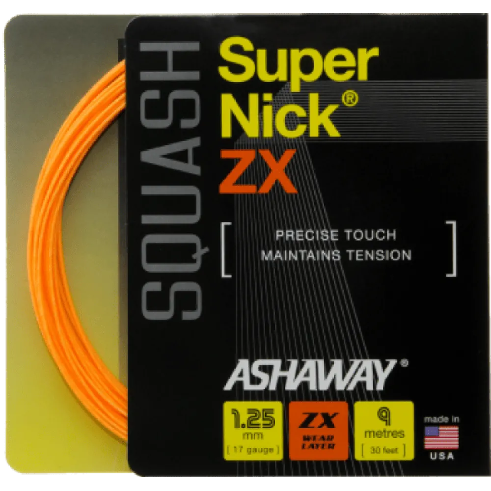Струна для сквошу Ashaway SuperNick ZX orange Set - 1