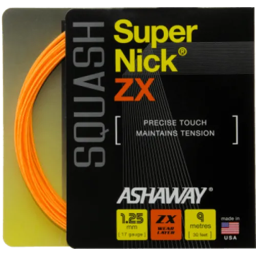Струна для сквошу Ashaway SuperNick ZX orange Set